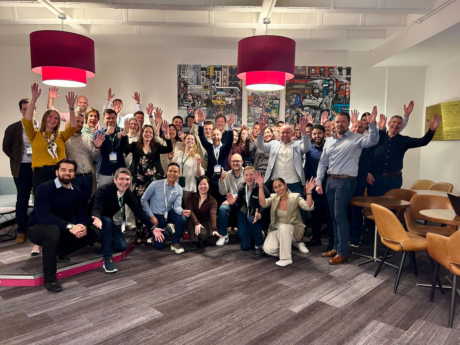 The Banyan team celebrating together at the HQ Summit